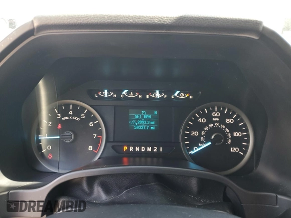 2019 Ford F-150 XL with VIN 1FTEX1CB7KFC26525, listed as a Copart auction lot 55220135 with 59,337 mi miles and Non repairable. Bid and sale history available at DreamBid. Image 9.
