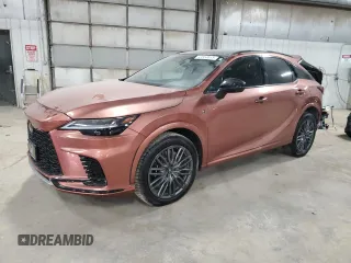 2023 Lexus RX with VIN 2T2BCMEA8PC002373, listed as a Copart auction lot 43354615 with 37,514 mi miles and Salvage Title. Bid and sale history available at carsss.com. Image 1.