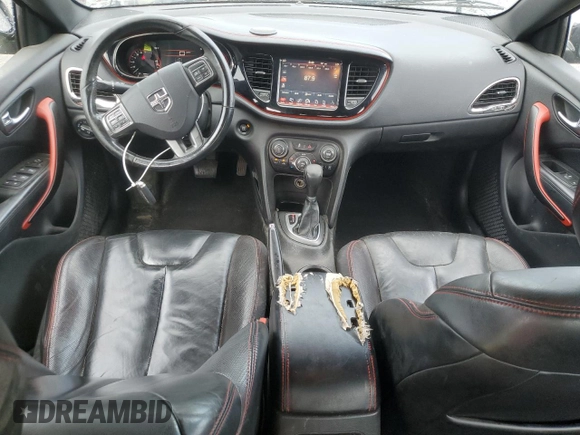 2015 Dodge Dart GT with VIN 1C3CDFEB8FD118821, listed as a Copart auction lot 64459445 with 122,870 mi miles and Salvage title. Bid and sale history available at DreamBid. Image 8.