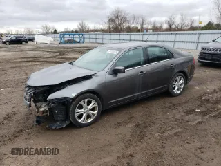 2012 Ford Fusion SE with VIN 3FAHP0HA9CR352709, listed as a Copart auction lot 50208555 with 160,559 mi miles and Salvage title. Bid and sale history available at DreamBid. Image 1.