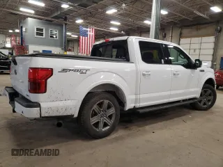 2020 Ford F-150 XL with VIN 1FTEW1EPXLKE19918, listed as a Copart auction lot 51990875 with 79,713 mi miles and Salvage Title. Bid and sale history available at carsss.com. Image 3.