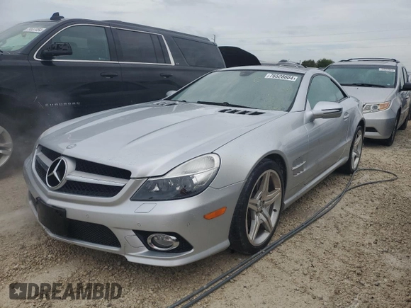 2009 Mercedes-Benz SL 550 с VIN WDBSK71F49F147896, выставлен на аукционе Copart как лот 76528604 с пробегом Не указан миль и Списание • Salvage title. История ставок и продаж доступна на DreamBid. Изображение 1.