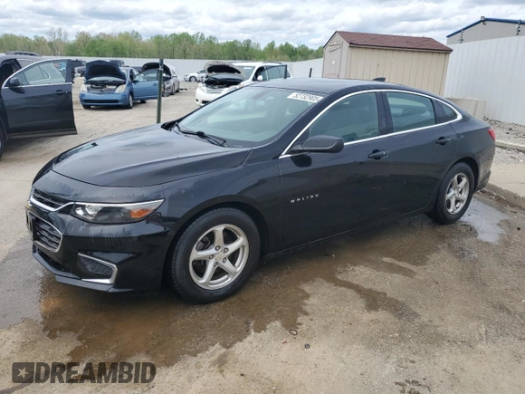 2016 Chevrolet Malibu LS with VIN 1G1ZB5STXGF235107, listed as a Copart auction lot 52732905 with 162,179 mi miles and Non repairable. Bid and sale history available at DreamBid. Image 1.