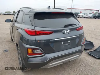 2019 Hyundai Kona Limited with VIN KM8K33A51KU355200, listed as a IAAI auction lot 41577081 with 14,718 mi miles. Bid and sale history available at carsss.com. Image 3.