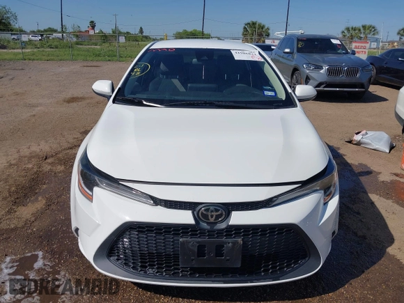 2020 Toyota Corolla LE with VIN JTDEPRAEXLJ044523, listed as a IAAI auction lot 41986824 with 101,504 mi miles. Bid and sale history available at carsss.com. Image 6.