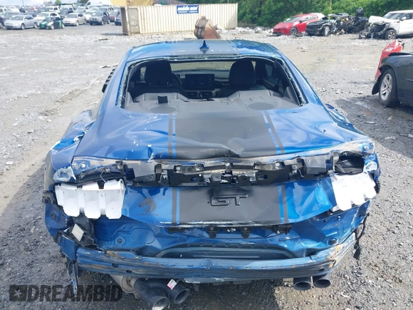 2024 Ford Mustang GT with VIN 1FA6P8CFXR5412162, listed as a IAAI auction lot 42203438 with 21,013 mi miles and . Bid and sale history available at DreamBid. Image 6.