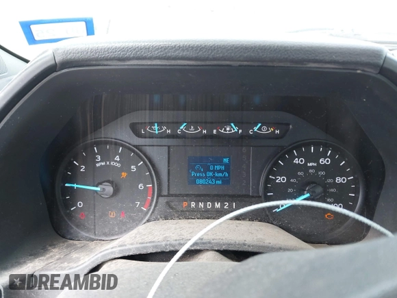 2019 Ford F-250 XL with VIN 1FDBF2A62KEF59427, listed as a IAAI auction lot 42523580 with 80,243 mi miles and . Bid and sale history available at DreamBid. Image 7.