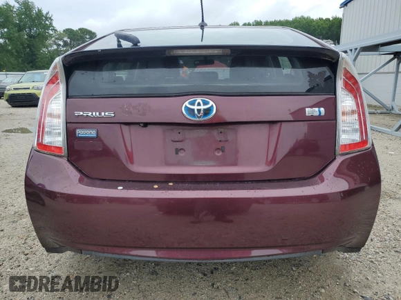 2013 Toyota Prius One with VIN JTDKN3DU2D5578523, listed as a Copart auction lot 63744665 with 275,407 mi miles and Salvage title. Bid and sale history available at DreamBid. Image 6.