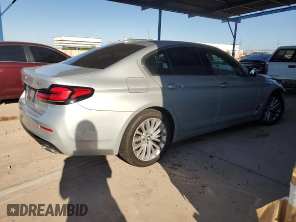 2021 BMW 5 Series 540i with VIN WBA53BJ05MCG02307, listed as a Copart auction lot 48250365 with 29,787 mi miles and Salvage Title. Bid and sale history available at DreamBid. Image 3.