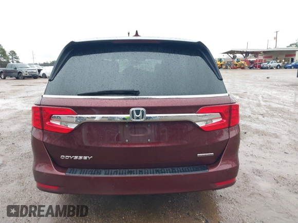 2019 Honda Odyssey Touring with VIN 5FNRL6H82KB060023, listed as a IAAI auction lot 41451199 with 82,994 mi miles. Bid and sale history available at carsss.com. Image 17.