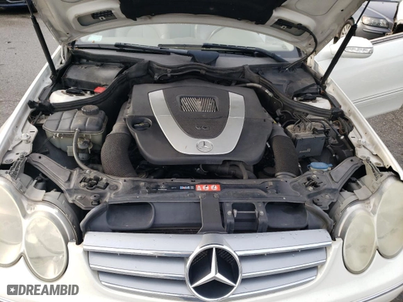 2007 Mercedes-Benz CLK-Class 3.5L with VIN WDBTJ56H47F215987, listed as a Copart auction lot 85616184 with 0 mi miles and Clean Title. Bid and sale history available at carsss.com. Image 11.