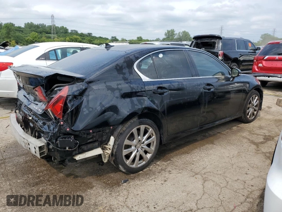 2013 Lexus GS 350 with VIN JTHCE1BL9D5017379, listed as a Copart auction lot 62955974 with 154,531 mi miles and Salvage title. Bid and sale history available at DreamBid. Image 3.