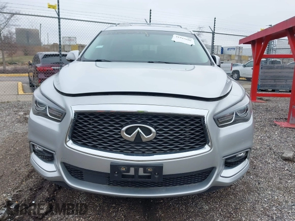 2016 Infiniti QX60 with VIN 5N1AL0MM8GC518533, listed as a IAAI auction lot 41947606 with 100,185 mi miles and . Bid and sale history available at DreamBid. Image 13.