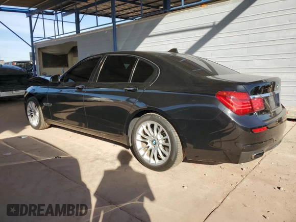 2013 BMW 7 Series 740i with VIN WBAYA6C57DC994965, listed as a Copart auction lot 81635414 with 110,698 mi miles and Salvage Title. Bid and sale history available at carsss.com. Image 2.