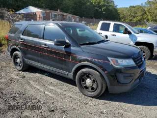 2016 Ford Utility Police Interceptor with VIN 1FM5K8AT6GGB65555, listed as a Copart auction lot 76526434 with 70,976 mi miles and Clean Title. Bid and sale history available at carsss.com. Image 4.