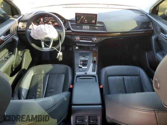 2020 Audi Q5 Premium Plus with VIN WA1BNAFYXL2032650, listed as a Copart auction lot 50775665 with 44,100 mi miles and Salvage title. Bid and sale history available at DreamBid. Image 8.