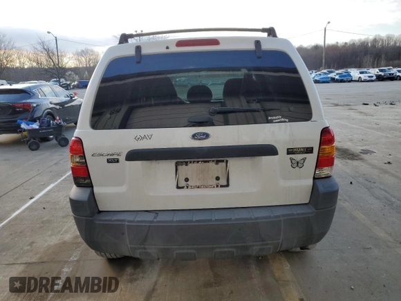 2005 Ford Escape XLT with VIN 1FMYU03135KA93616, listed as a Copart auction lot 50364865 with 210,884 mi miles and Salvage Title. Bid and sale history available at DreamBid. Image 6.