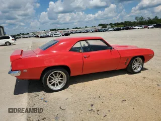 1969 Pontiac Firebird with VIN 223379U116573, listed as a Copart auction lot 64091015 with 142 mi miles and Clean title. Bid and sale history available at DreamBid. Image 3.