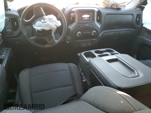 2022 Chevrolet Silverado 1500 Custom with VIN 1GCPDBEK9NZ524775, listed as a Copart auction lot 41422045 with 23,819 mi miles and Salvage Title. Bid and sale history available at carsss.com. Image 8.