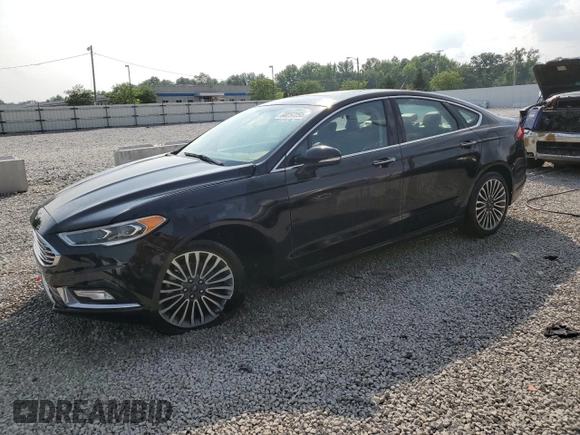 2017 Ford Fusion SE with VIN 3FA6P0HD3HR348230, listed as a Copart auction lot 60257255 with 42,495 mi miles and Salvage title. Bid and sale history available at DreamBid. Image 1.