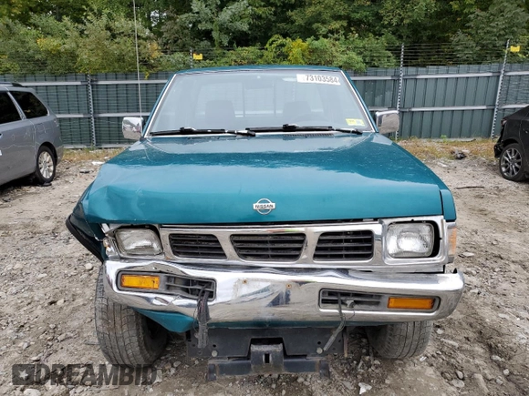 1997 Nissan Frontier XE with VIN 1N6SD16Y0VC329686, listed as a Copart auction lot 73103584 with 105,657 mi miles and Salvage title. Bid and sale history available at DreamBid. Image 5.