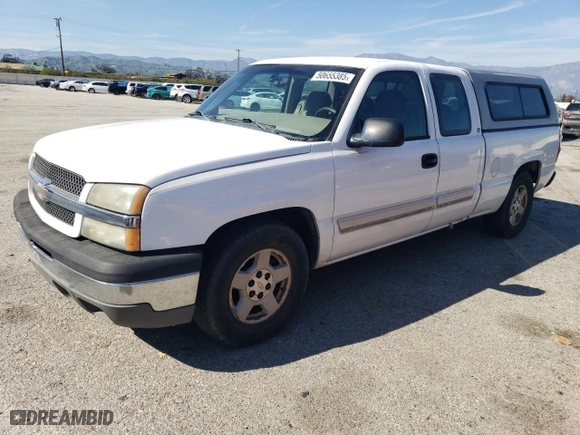 2005 Chevrolet Silverado 1500 LS with VIN 2GCEC19V151316035, listed as a Copart auction lot 50655385 with 140,845 mi miles and Clean Title. Bid and sale history available at carsss.com. Image 1.