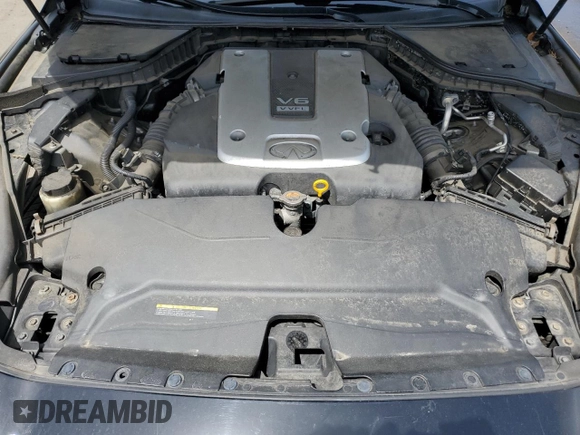 2014 Infiniti Q50 Sport with VIN JN1BV7AR8EM707401, listed as a Copart auction lot 58487675 with 125,487 mi miles and Salvage title. Bid and sale history available at DreamBid. Image 11.