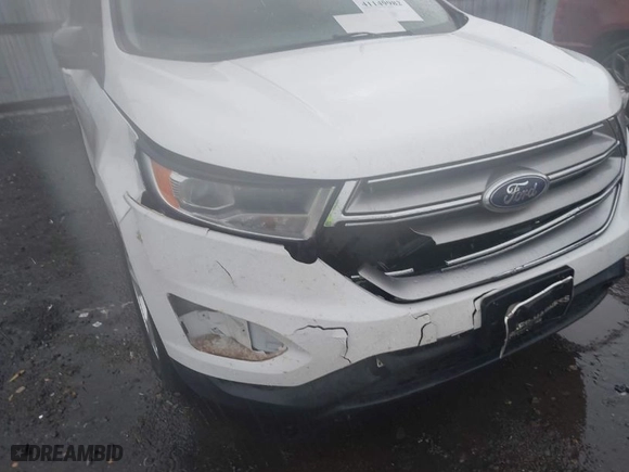 2017 Ford Edge SE with VIN 2FMPK4G92HBB02250, listed as a IAAI auction lot 41149982 with 108,505 mi miles. Bid and sale history available at carsss.com. Image 6.