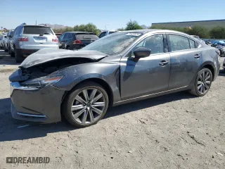 2020 Mazda Mazda6 Grand Touring Reserve with VIN JM1GL1WY3L1519888, listed as a Copart auction lot 74422674 with 58,078 mi miles and Salvage Title. Bid and sale history available at carsss.com. Image 1.