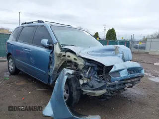 2007 Kia Sedona with VIN KNDMB133076135896, listed as a IAAI auction lot 41913992 with 225,817 mi miles and . Bid and sale history available at carsss.com. Image 1.