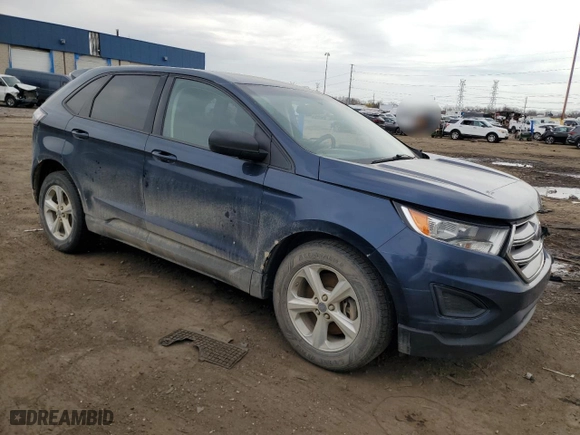 2017 Ford Edge SE with VIN 2FMPK4G91HBC62295, listed as a Copart auction lot 53125655 with 158,546 mi miles and Clean Title. Bid and sale history available at carsss.com. Image 4.