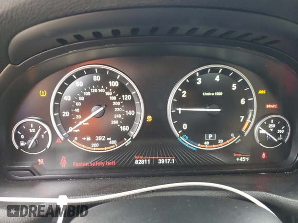 2016 BMW X3 sDrive28i with VIN 5UXWZ7C5XG0R31677, listed as a Copart auction lot 86066624 with 82,811 mi miles and Salvage Title. Bid and sale history available at DreamBid. Image 9.