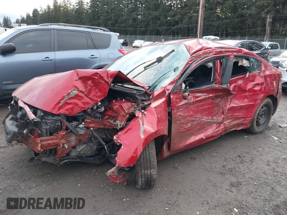 2015 Mazda 3 i SV with VIN JM1BM1T70F1222049, listed as a IAAI auction lot 41308957 with Not Provided miles. Bid and sale history available at carsss.com. Image 6.