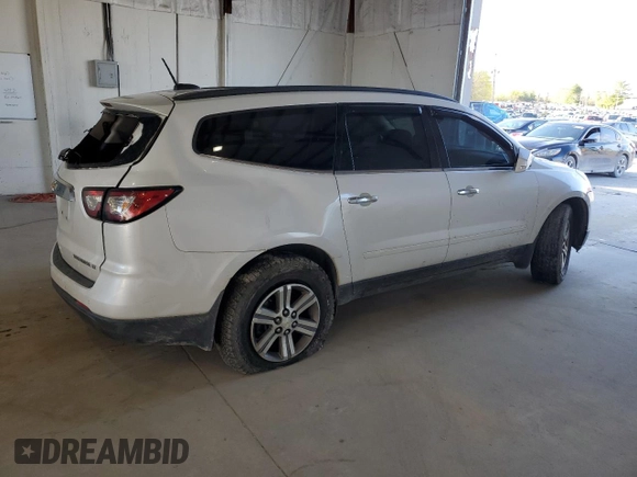 2016 Chevrolet Traverse LT z VIN 1GNKRHKD6GJ321694, wystawiony jako Copart lot #53086425 z przebiegiem 127 502 mil mil oraz Szkoda całkowita • Salvage title. Historia ofert i sprzedaży dostępna na DreamBid. Obrazek 3.