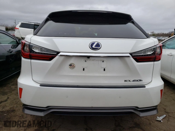 2018 Lexus RX with VIN 2T2BGMCAXJC029153, listed as a Copart auction lot 49009855 with 72,284 mi miles and Salvage Title. Bid and sale history available at carsss.com. Image 6.