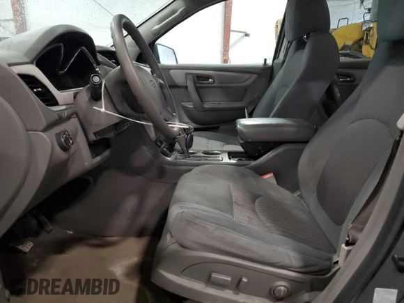 2015 Chevrolet Traverse LS z VIN 1GNKVFKD0FJ240866, wystawiony jako Copart lot #54148395 z przebiegiem 154 170 mil mil oraz Szkoda całkowita • Salvage title. Historia ofert i sprzedaży dostępna na DreamBid. Obrazek 7.