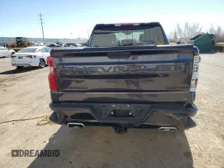 2022 Chevrolet Silverado 1500 Custom Trail Boss with VIN 3GCUDCETXNG649141, listed as a Copart auction lot 43565075 with 53,898 mi miles and Salvage Title. Bid and sale history available at DreamBid. Image 6.