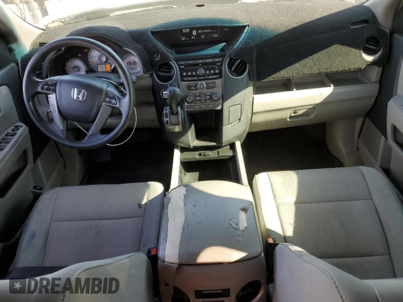 2012 Honda Pilot EX with VIN 5FNYF4H46CB026799, listed as a Copart auction lot 52144385 with 205,843 mi miles and Salvage Title. Bid and sale history available at DreamBid. Image 8.