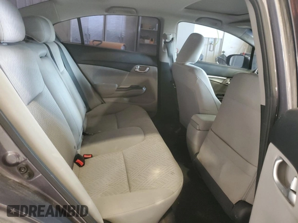 2014 Honda Civic Sedan EX with VIN 19XFB2F89EE047734, listed as a Copart auction lot 52445725 with 96,822 mi miles and Salvage Title. Bid and sale history available at carsss.com. Image 10.