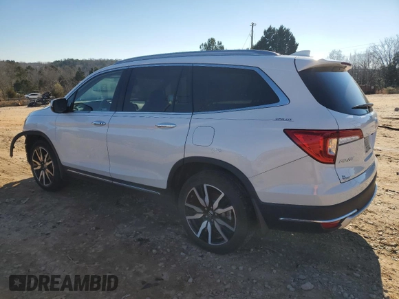 2022 Honda Pilot Touring 7-Passenger with VIN 5FNYF6H66NB059642, listed as a Copart auction lot 87802435 with 26,039 mi miles and Salvage Title. Bid and sale history available at carsss.com. Image 2.