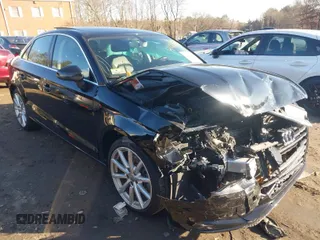 2016 Audi A3 2.0T Premium Plus with VIN WAUE8GFF1G1013666, listed as a IAAI auction lot 41128626 with 60,367 mi miles. Bid and sale history available at carsss.com. Image 1.