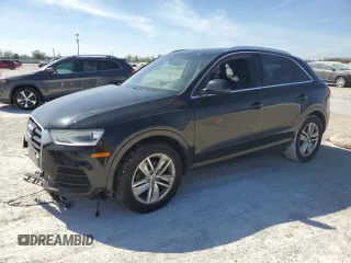 2017 Audi Q3 Premium Plus z VIN WA1HCCFS1HR007691, wystawiony jako Copart lot #46487545 z przebiegiem 120 021 mil mil oraz Szkoda całkowita • Salvage title. Historia ofert i sprzedaży dostępna na DreamBid. Obrazek 1.