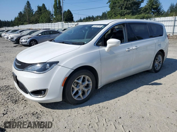 2018 Chrysler Pacifica Touring Plus with VIN 2C4RC1FGXJR126303, listed as a Copart auction lot 66100745 with 97,556 mi miles and Salvage title. Bid and sale history available at DreamBid. Image 1.