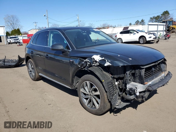 2022 Audi Q5 S line Premium Plus with VIN WA1EABFY2N2067880, listed as a Copart auction lot 53559415 with Not provided miles and Salvage title. Bid and sale history available at DreamBid. Image 4.