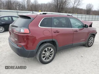 2020 Jeep Cherokee Latitude Plus with VIN 1C4PJLLB6LD586095, listed as a Copart auction lot 43996165 with 106,381 mi miles and Salvage Title. Bid and sale history available at carsss.com. Image 3.