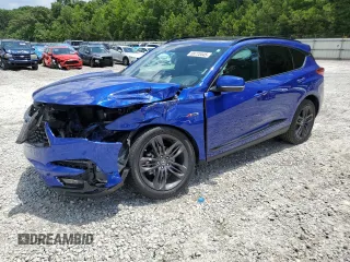 2021 Acura RDX w/A-Spec Package with VIN 5J8TC2H66ML004391, listed as a Copart auction lot 59773445 with 44,932 mi miles and Salvage title. Bid and sale history available at DreamBid. Image 1.