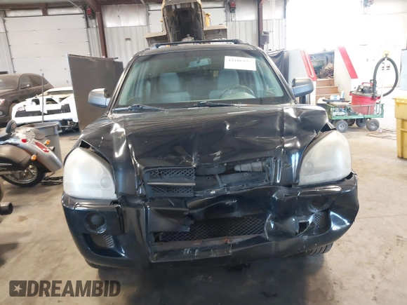 2006 Hyundai Tucson GL with VIN KM8JM12B96U252484, listed as a IAAI auction lot 42100855 with 273,655 mi miles. Bid and sale history available at carsss.com. Image 12.