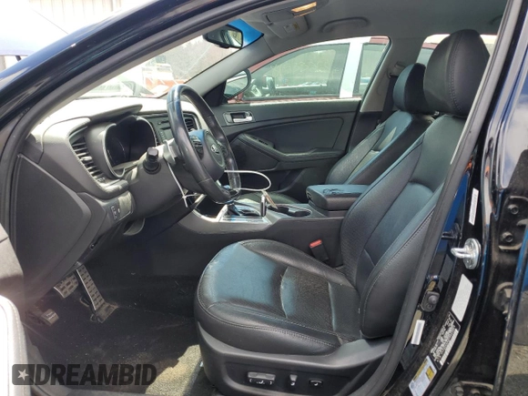 2015 Kia Optima SX Turbo with VIN 5XXGR4A62FG425046, listed as a Copart auction lot 49092995 with 105,526 mi miles and Salvage Title. Bid and sale history available at carsss.com. Image 7.