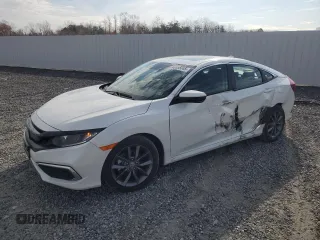 2020 Honda Civic Sedan EX-L with VIN 19XFC1F75LE023233, listed as a Copart auction lot 50486045 with 8,669 mi miles and Salvage Title. Bid and sale history available at carsss.com. Image 1.
