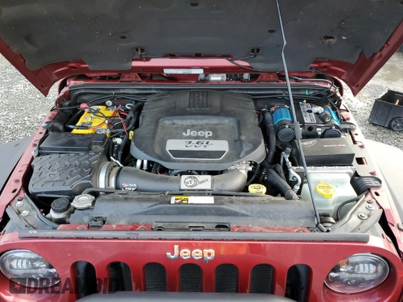 2013 Jeep Wrangler Rubicon с VIN 1C4HJWCG8DL520639, выставлен на аукционе Copart как лот 42458815 с пробегом 37 934 миль миль и Списание • Salvage title. История ставок и продаж доступна на DreamBid. Изображение 12.